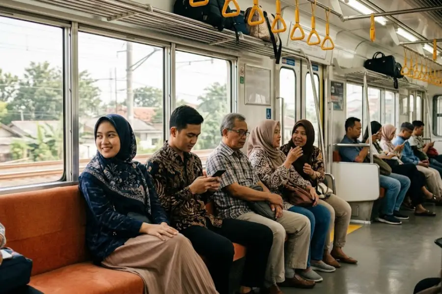 Kereta dari Stasiun Kiaracondong ke Stasiun Bandung